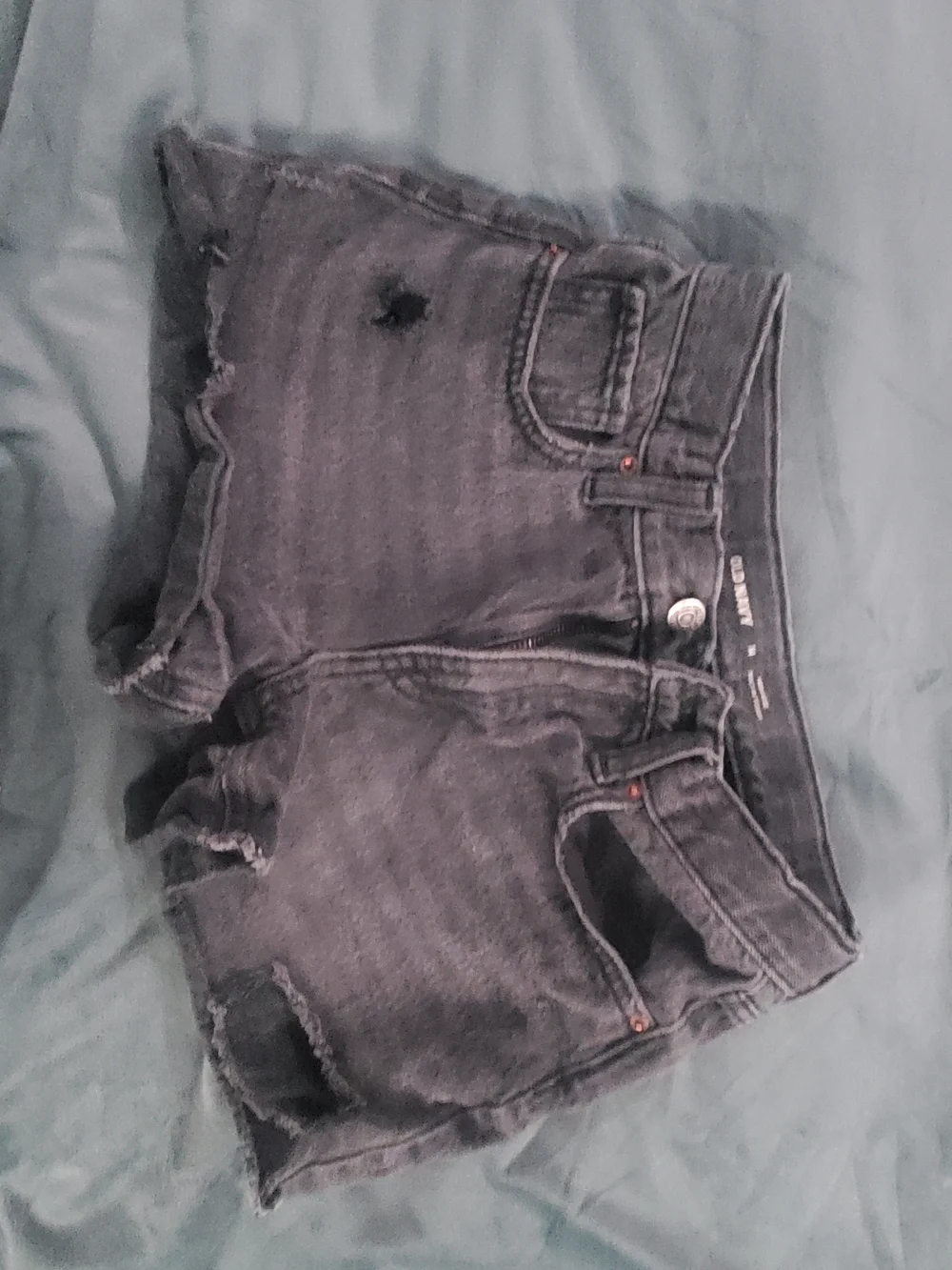 Old Navy Black Distressed Denim Kids' Shorts